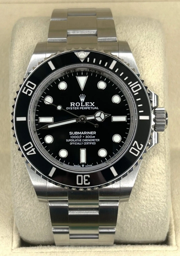 Rolex Submariner No Date 41 mm 124060 Black Dial
