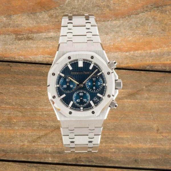 Audemars Piguet – 26240ST.OO.1320ST.01 Royal Oak Chronograph 41 Stainless Steel / Blue / 50th Anniversary