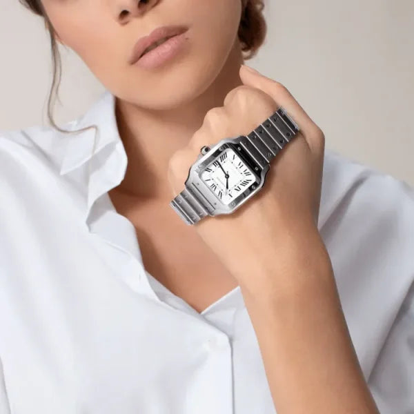 SANTOS Classic Silver 35mm WSSA0029