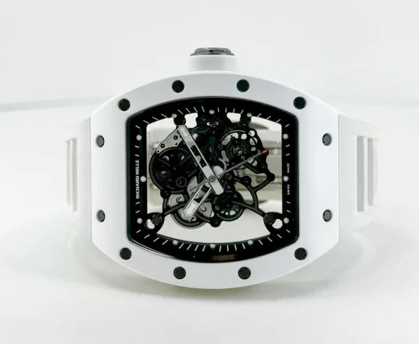 Richard Mille RM 055 Bubba Watson Manual Winding White Ceramic RM-055-LT003