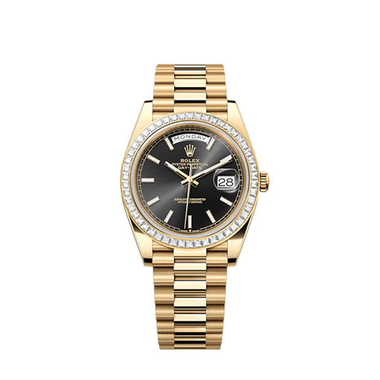 Rolex Day-Date 40, 18k Yellow Gold with Diamond-set, 40mm, Ref# 228398tbr-0041