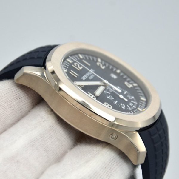 Patek Philippe  Aquanaut Chronograph 5968 White Gold / Blue / Rubber- 5968G-001