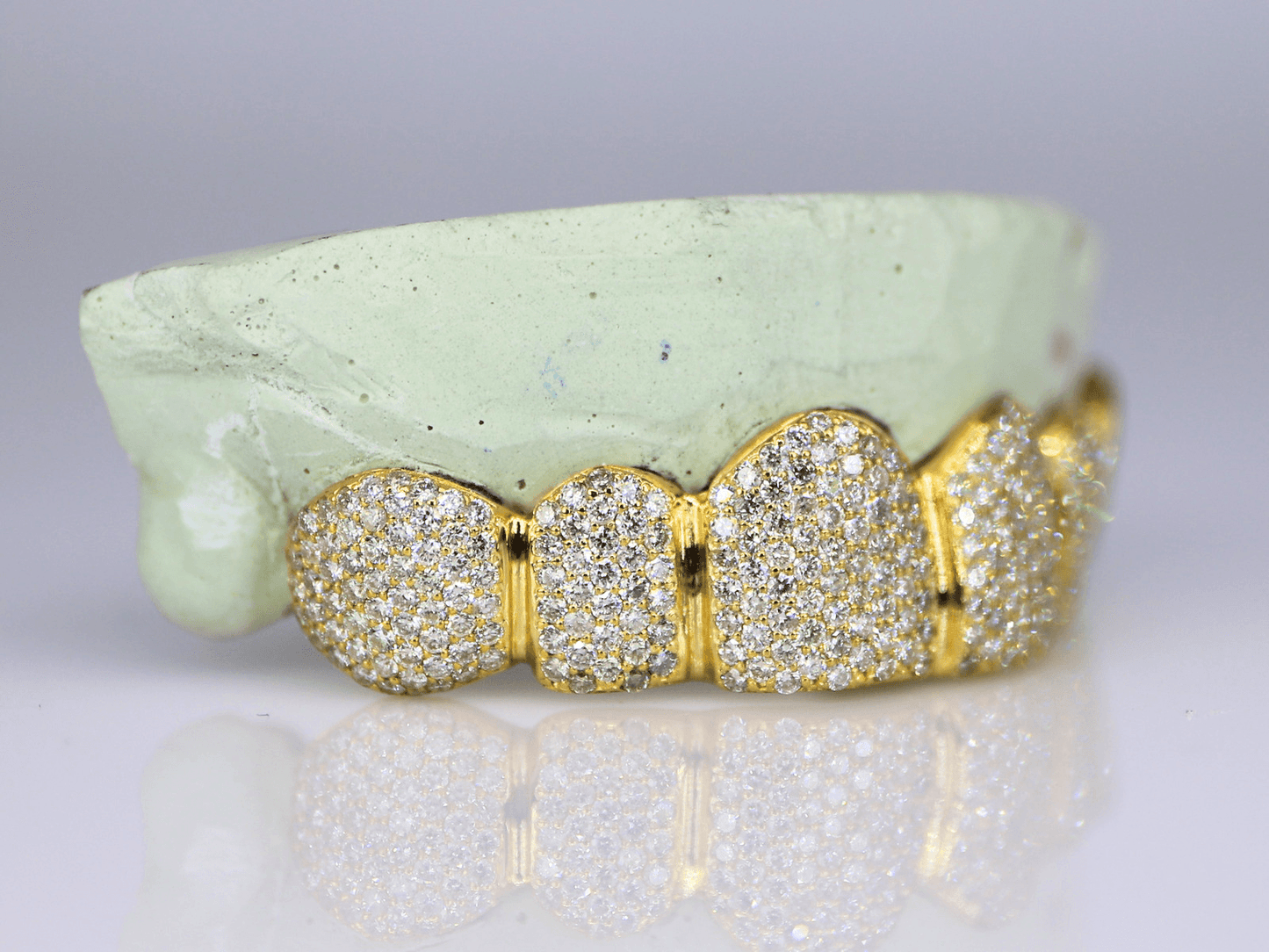 6 on 6 VVS Moissanite Diamond Grillz