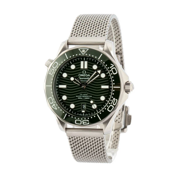 Omega Seamaster Diver 300M Master Co-Axial 42 Stainless Steel / Green 210.32.42.20.10.001
