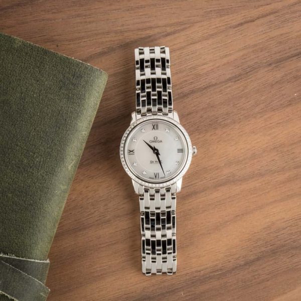 omega De ville diamond bezel 424.15.27.60.55.001