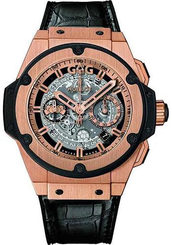 Hublot King Power Unico Gennady Gennadyevich Golovkin Watch – 48 mm King Gold Case – Black Rubber and Alligator Strap Limited Edition of 25-701.OX.0181.LR.GGO17
