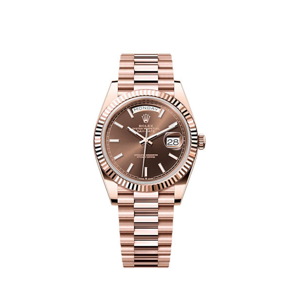 Rolex Day-Date 40, 18k Everose Gold, 40mm, Ref# 228235-0053