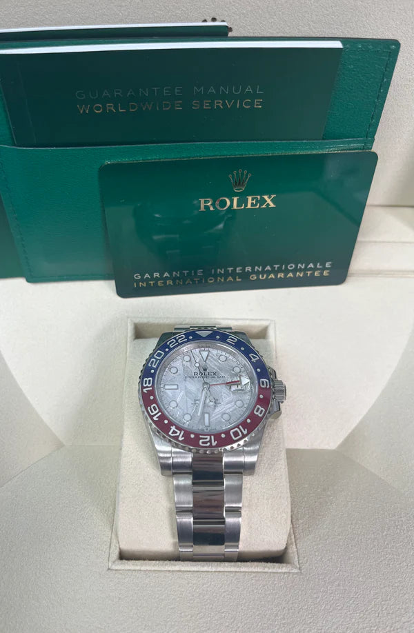 GMT-MASTER II 126719BLRO Meteorite Dial