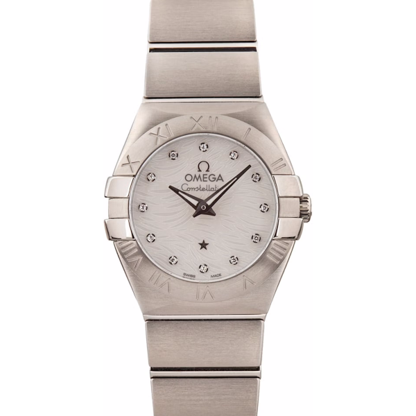 Omega Constellation Quartz 24 Stainless Steel / MOP 123.10.24.60.55.004