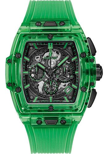 Hublot Spirit of Big Bang Green Saxem Watch – 42 mm – Sapphire Dial – Transparent Green Strap Limited Edition of 100-642.JG.0190.RT
