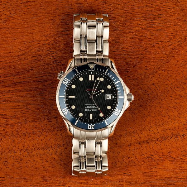 Omega Seamaster Pro 300m Blue wave dial 168.1630