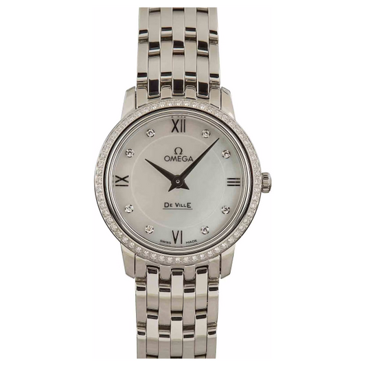 omega De ville diamond bezel 424.15.27.60.55.001
