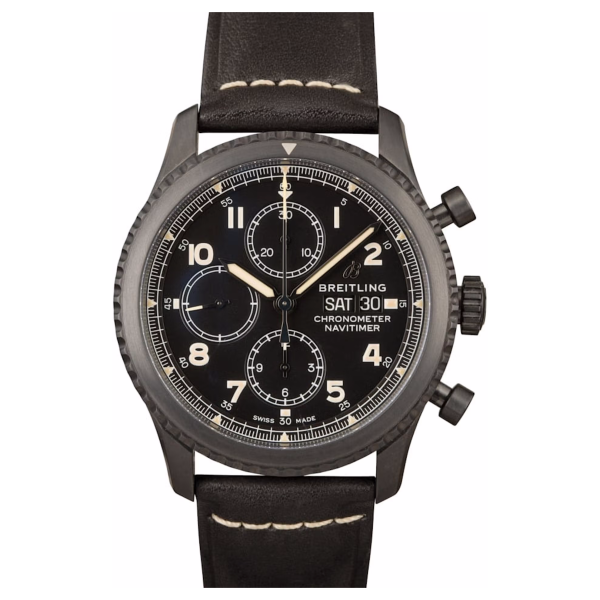 Breitling – M13314101B1X1 Navitimer 8 Chronograph 43 Blacksteel / Black / Black Calf