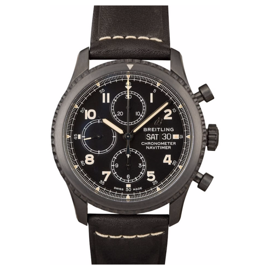 Breitling – M13314101B1X1 Navitimer 8 Chronograph 43 Blacksteel / Black / Black Calf