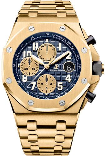 AP Royal Oak Offshore Chronograph Watch-Blue Dial 42mm-26470BA.OO.1000BA.01