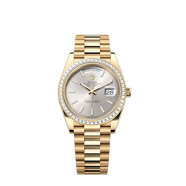 Rolex Day-Date 40, 18k Yellow Gold with Diamond-set, 40mm, Ref# 228398tbr-0040