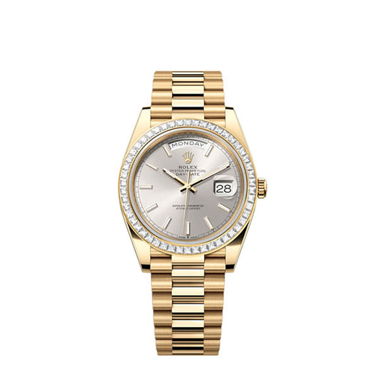 Rolex Day-Date 40, 18k Yellow Gold with Diamond-set, 40mm, Ref# 228398tbr-0040