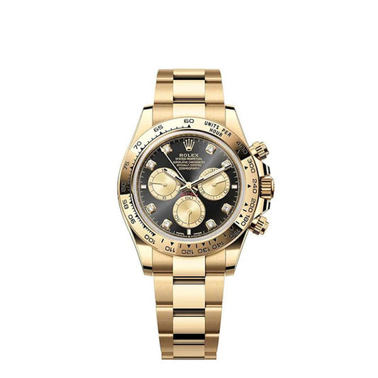 Daytona 126508 Black/YG Diamonds Dial