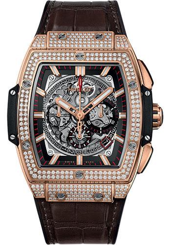 Hublot Spirit Of Big Bang King Gold Pave Watch – 45 mm – Sapphire Dial-601.OX.0183.LR.1704
