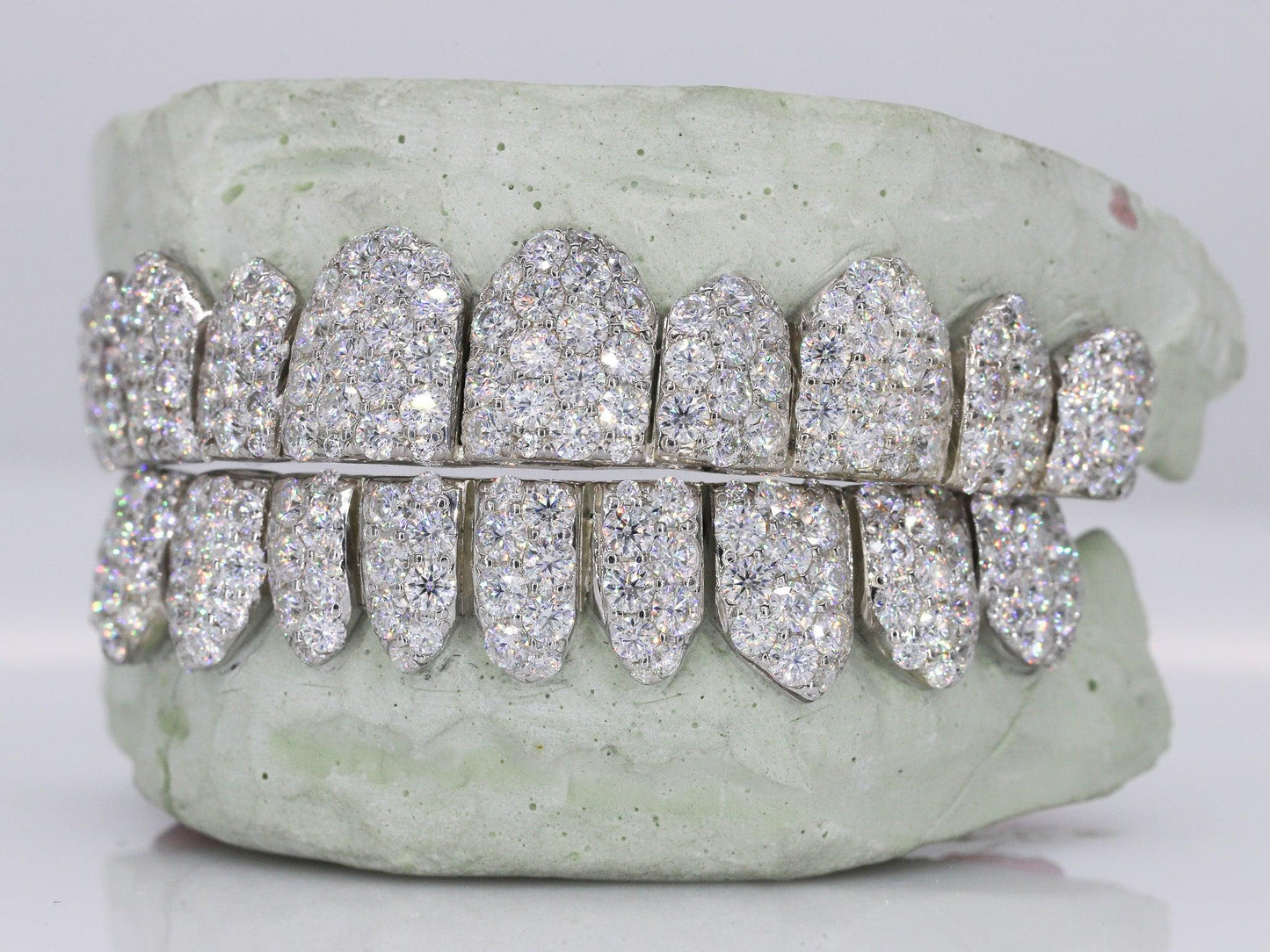 Jumbo VVS Moissanite Diamond Grillz