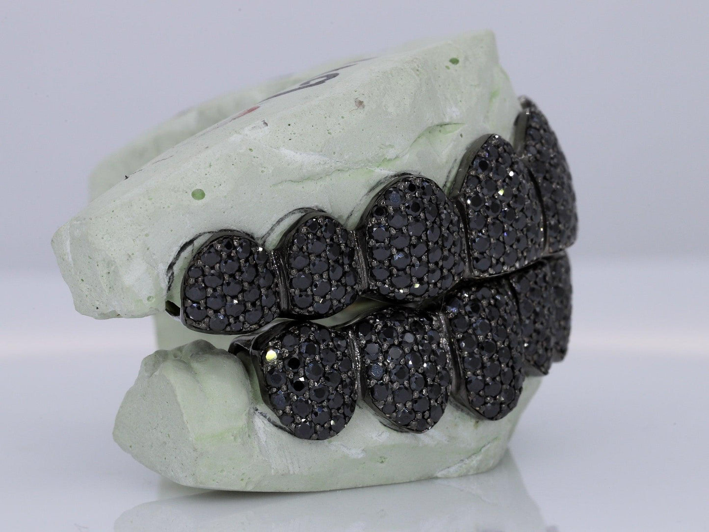 Black Moissanite Diamond Grillz