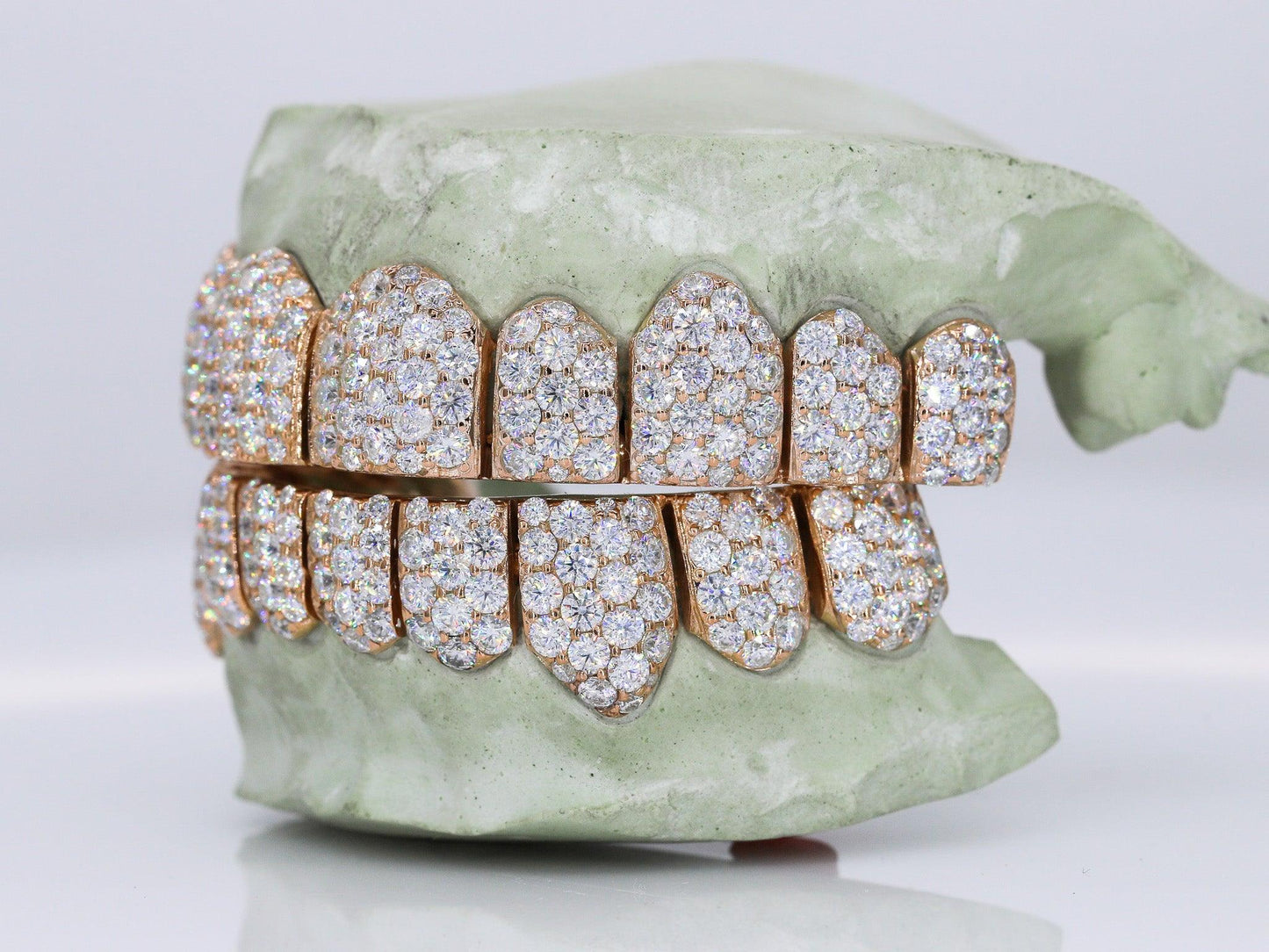 Jumbo VVS Moissanite Diamond Grillz