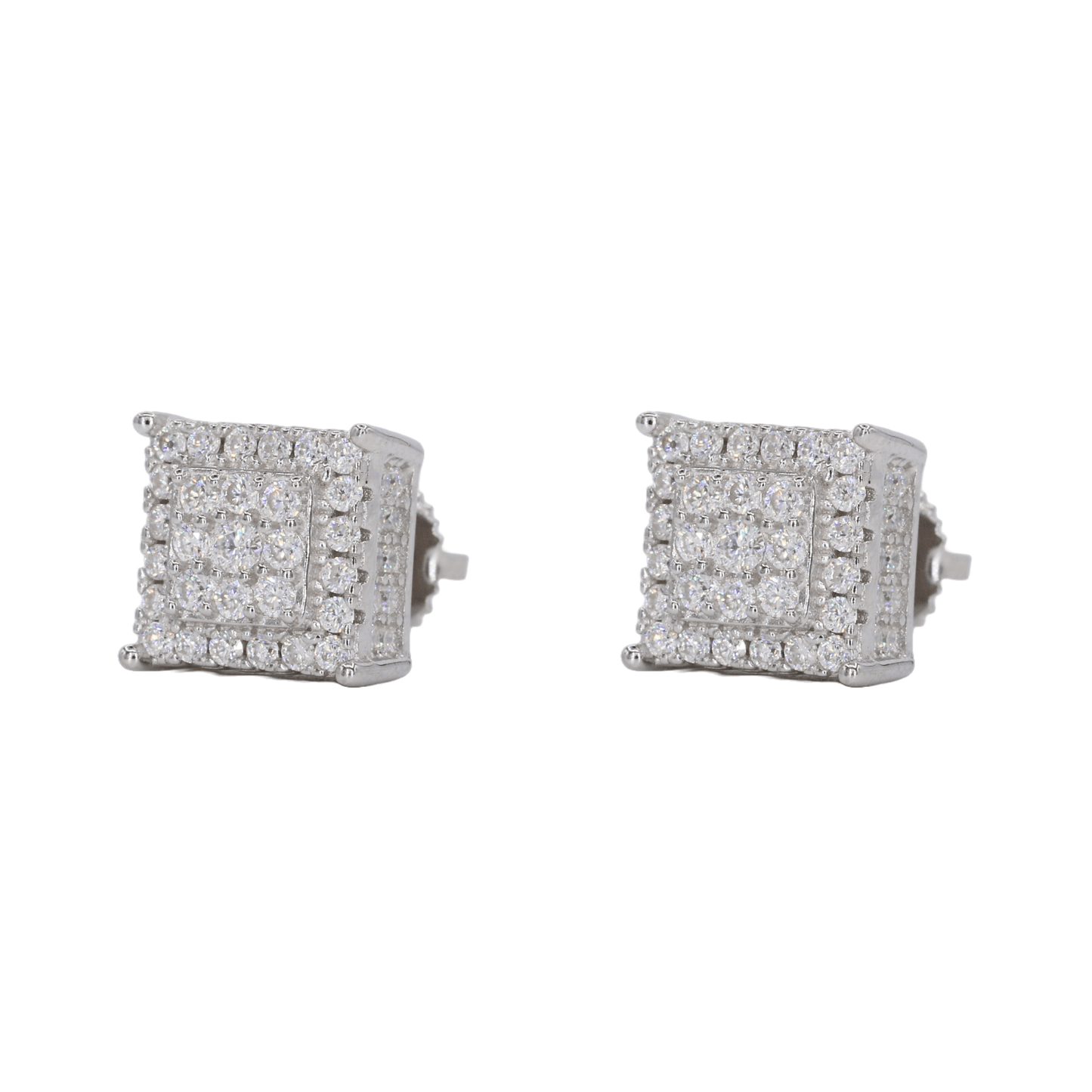 Square chandelier VVS Moissanite Daimond Earrings