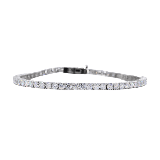 3MM Tennis Bracelet VVS Moissanite Diamonds