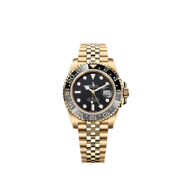 GMT Master II 126718 GRNR Yellow Gold Jubilee Bracelet