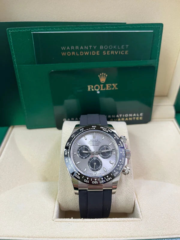Daytona 126519 Silver Dial on Oysterflex Strap