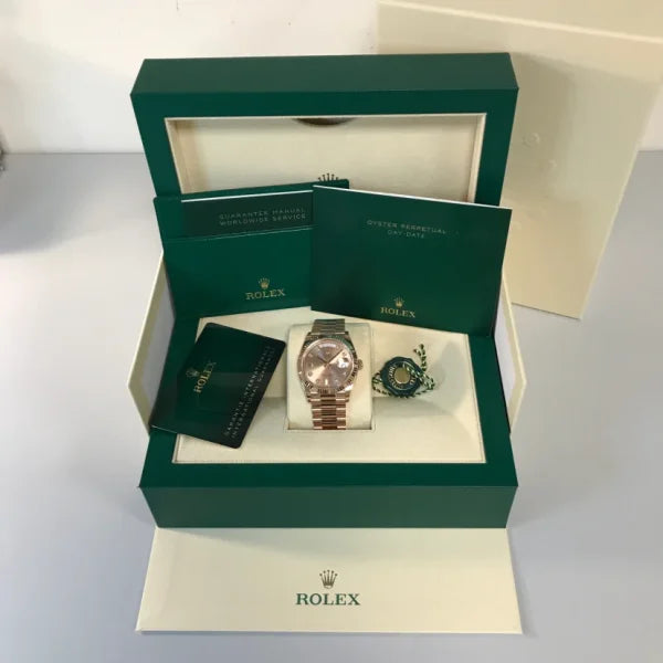Day Date 36 128235 Edition RG Dial on President Bracelet