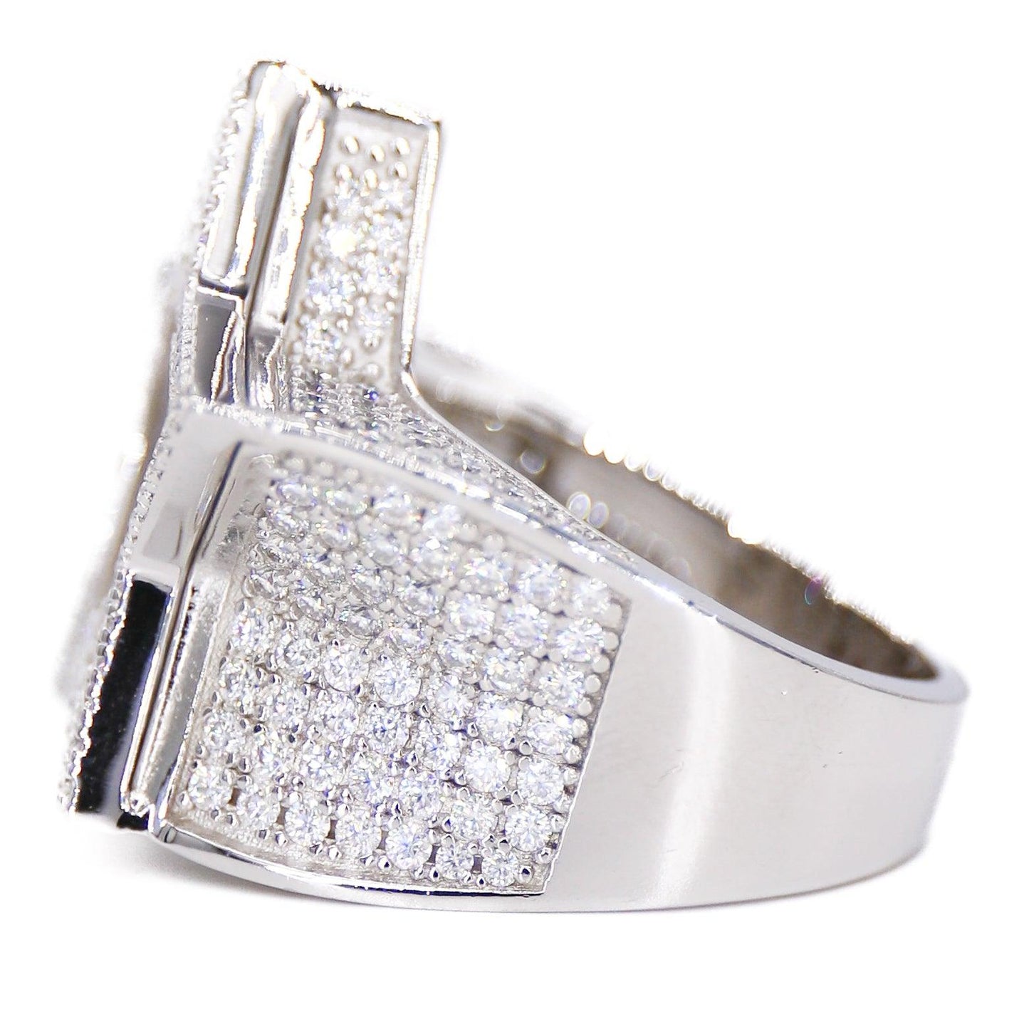 Baguette Star VVS Moissanite Diamond Ring