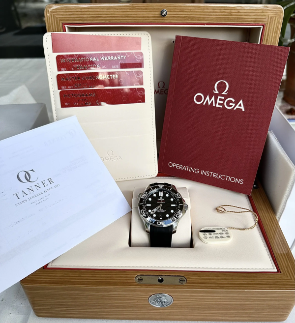 Omega Seamaster Diver 300M Master Co-Axial 42 Stainless Steel / Black / Rubber 210.32.42.20.01.001