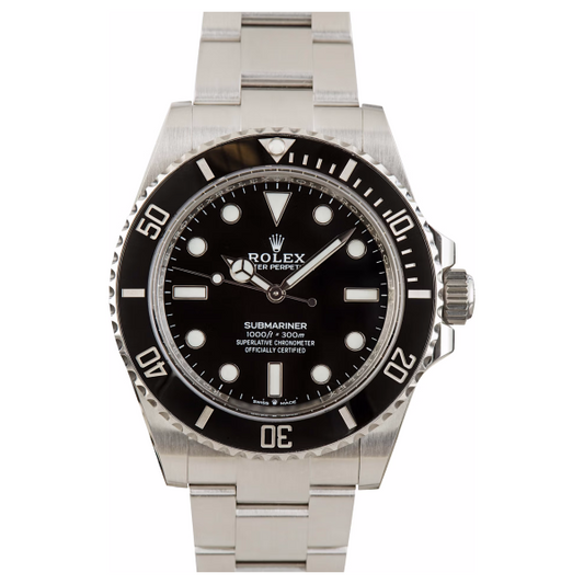 Rolex Submariner No Date 41 mm 124060 Black Dial