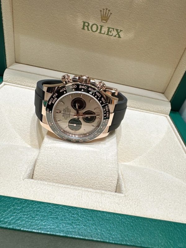 Daytona 126515 Black/RG Diamonds Dial on Oysterflex Strap