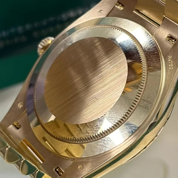 Day Date 40 228238 Silver Stick Dial on President Bracelet