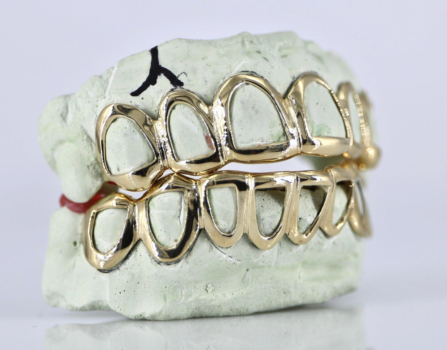 Framed Gold Grillz