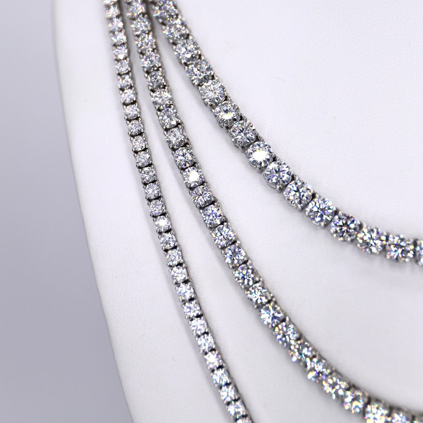 Tennis Chains VVS Moissanite Diamonds